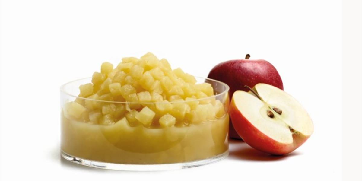 VOG Products presenta la mousse di mela con pezzetti